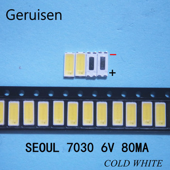 2000PCS SEOUL LED Backlight 1W 7030 6V Cool white 90-100LM LCD Backlight for TV TV Application STWBX2S0E 7030 6V